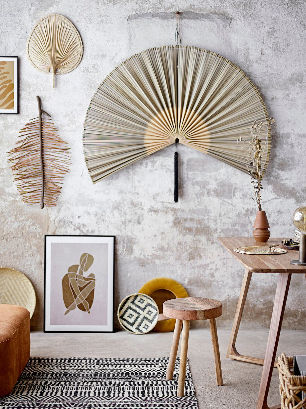 Jaime Wanddekoration, Schwarz, Bambus in Black präsentiert im Onlineshop von KAQTU Design AG. Wanddeko ist von Bloomingville