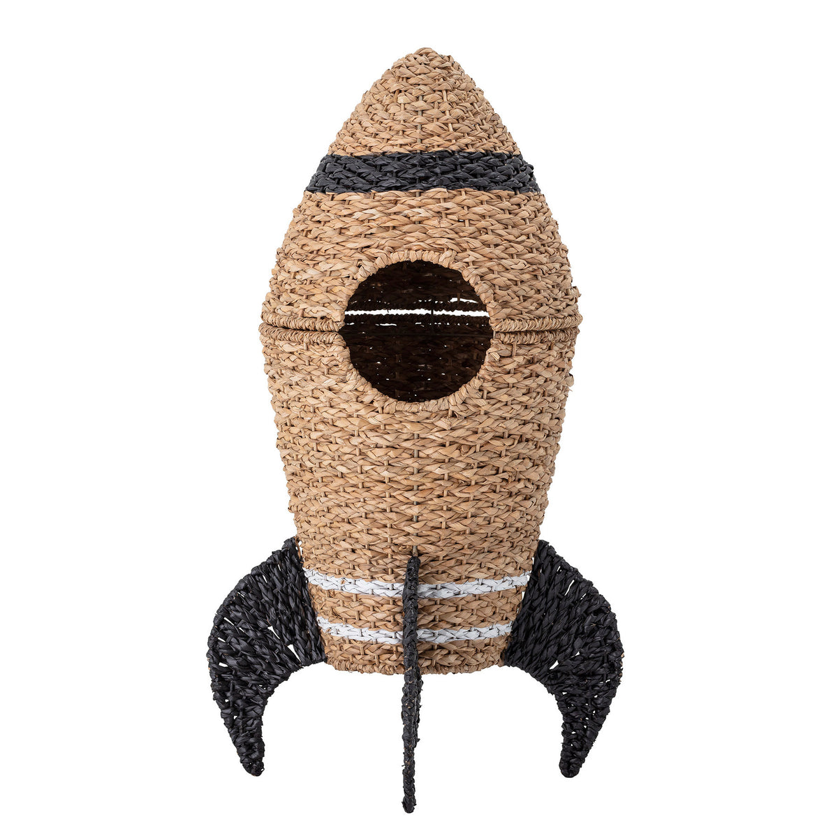 Cosmina Korb mit Deckel, Natur, Seegras in Nature präsentiert im Onlineshop von KAQTU Design AG. Aufbewährungskörbe ist von Bloomingville Mini