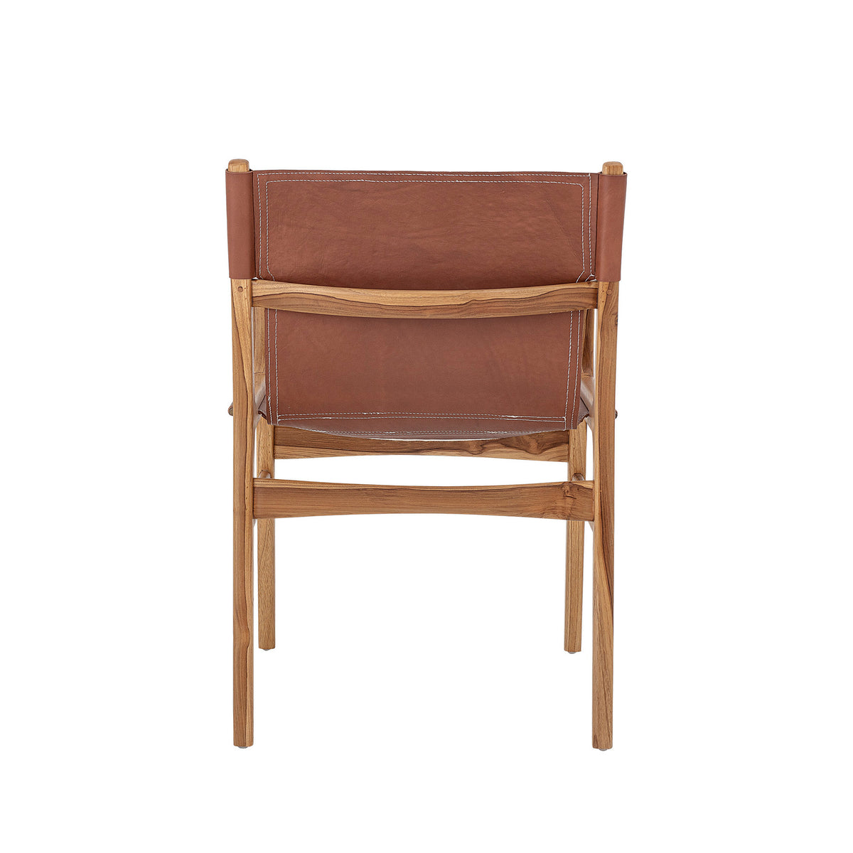 Ollie Loungesessel, Braun, Leder in Braun präsentiert im Onlineshop von KAQTU Design AG. Sessel ist von Bloomingville