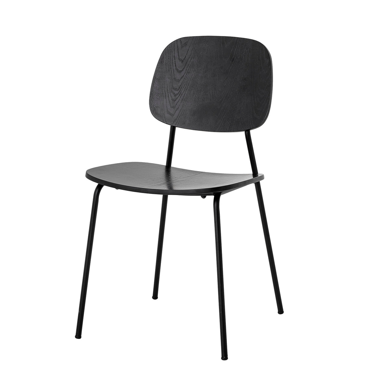 Monza Esszimmerstuhl, Schwarz, Sperrholz in Black präsentiert im Onlineshop von KAQTU Design AG. Stuhl ist von Bloomingville
