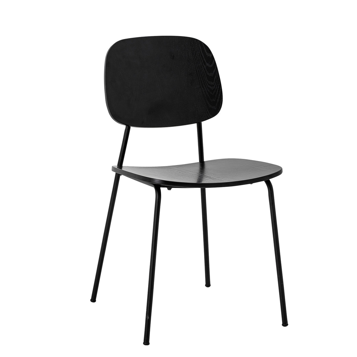 Monza Esszimmerstuhl, Schwarz, Sperrholz in Black präsentiert im Onlineshop von KAQTU Design AG. Stuhl ist von Bloomingville
