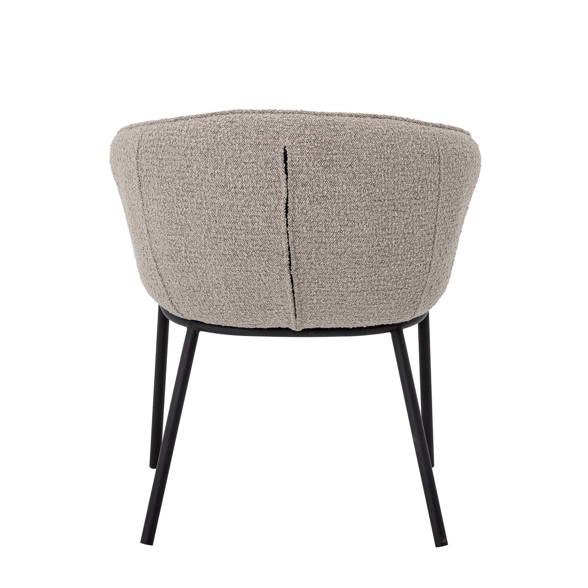 Cortone Esszimmerstuhl, Grau, Polyester in Grau präsentiert im Onlineshop von KAQTU Design AG. Stuhl mit Armlehne ist von Bloomingville