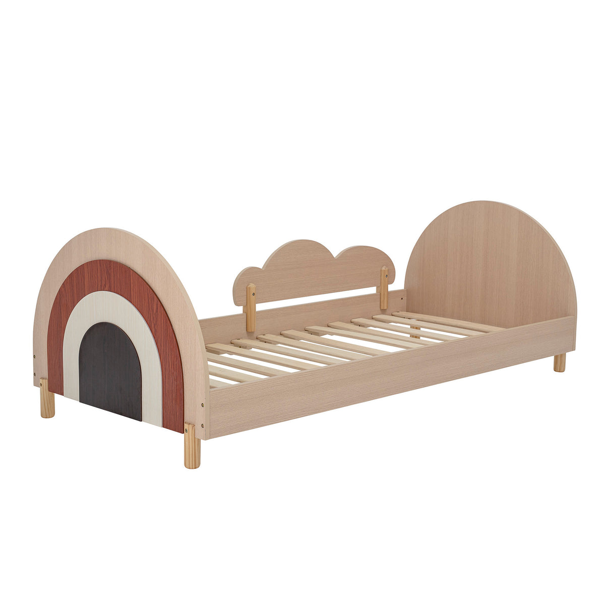 Charli Juniorbett, Braun, MDF in Brown präsentiert im Onlineshop von KAQTU Design AG. Bett ist von Bloomingville Mini