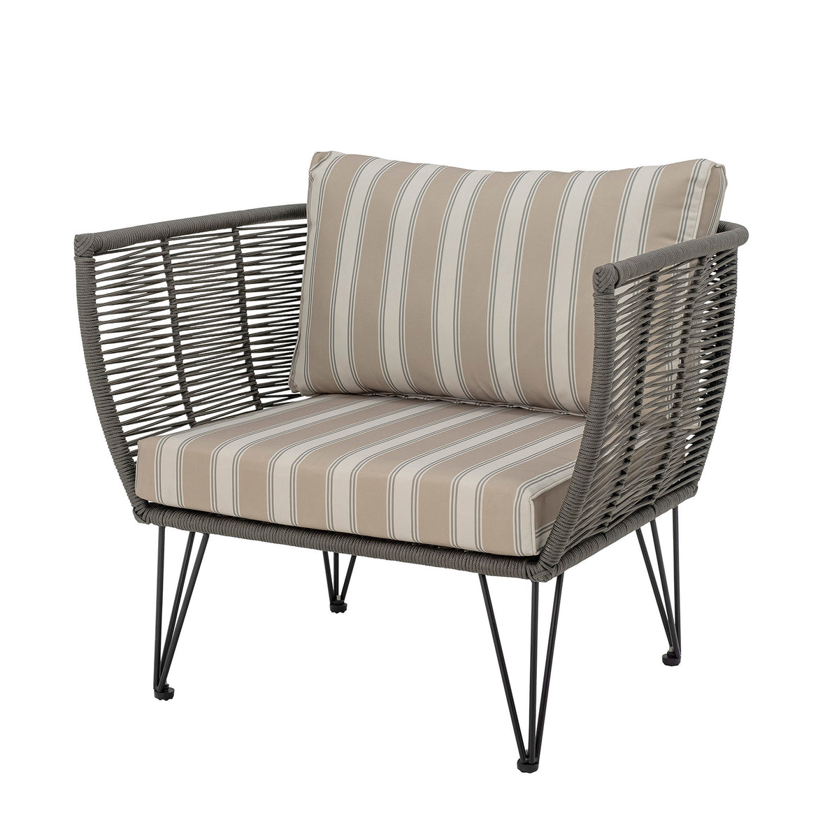 Mundo Loungesessel, Grün, Metall in Grün präsentiert im Onlineshop von KAQTU Design AG. Outdoor-Sessel ist von Bloomingville