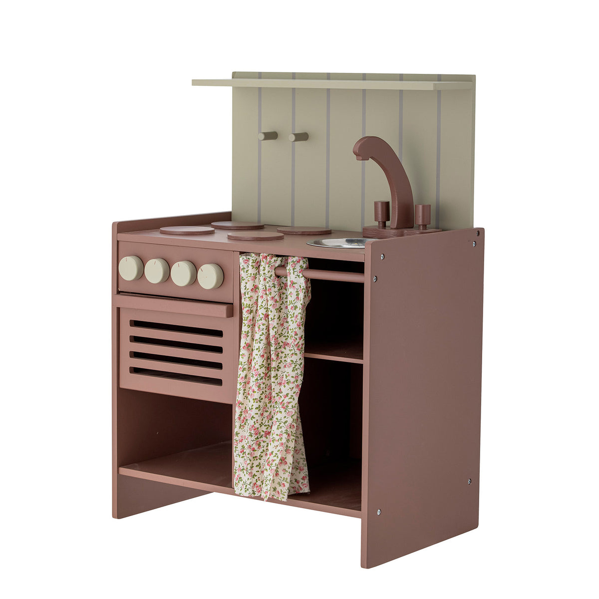 Pippi Mini-Ofen, Braun, MDF in Brown präsentiert im Onlineshop von KAQTU Design AG. Küche Kids ist von Bloomingville Mini