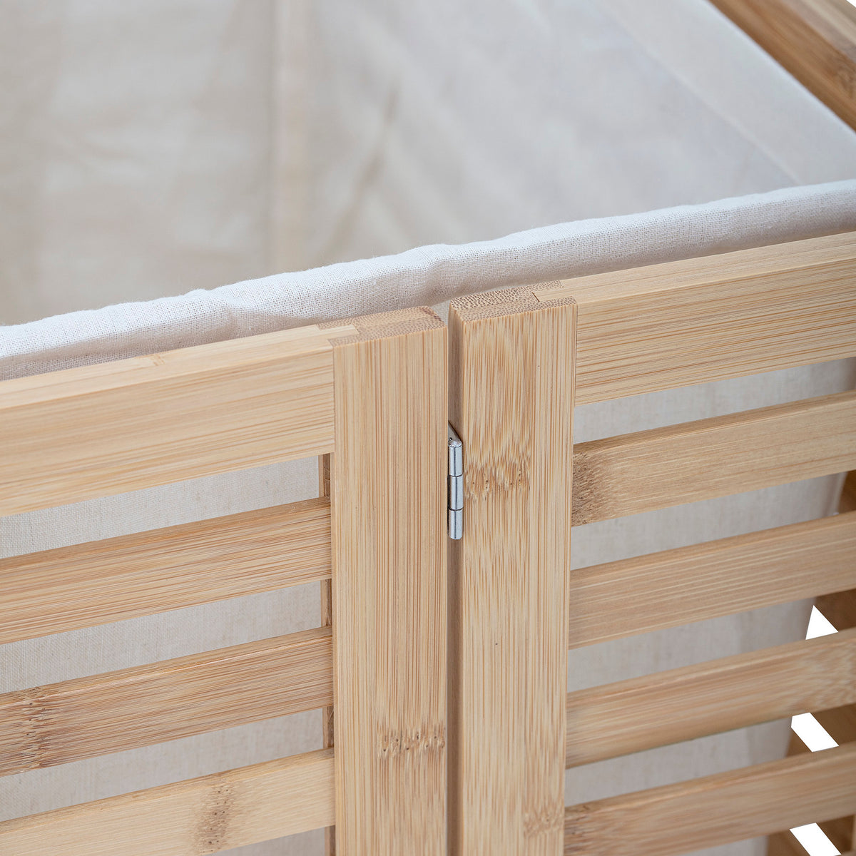 Aden Wäschekorb, Natur, Bambus in Nature präsentiert im Onlineshop von KAQTU Design AG. Wäschekorb ist von Bloomingville
