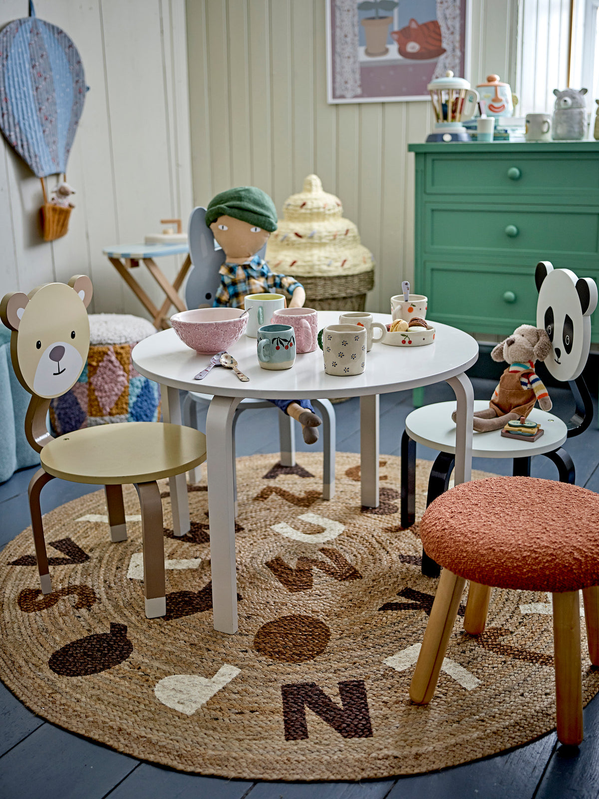 Sigge Doll, Blau, Baumwolle in Blue präsentiert im Onlineshop von KAQTU Design AG. Plüschtier Kids ist von Bloomingville Mini