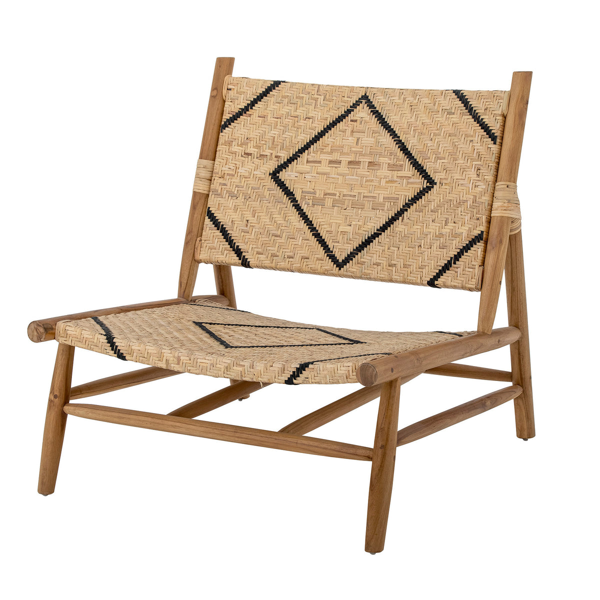 Lennox Loungesessel, Natur, Teakholz in Nature präsentiert im Onlineshop von KAQTU Design AG. Sessel ist von Creative Collection