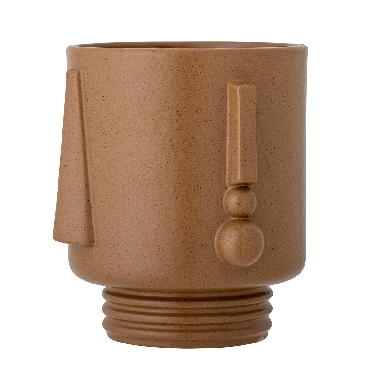 Guxim Blumentopf, Braun, Steingut in Brown präsentiert im Onlineshop von KAQTU Design AG. Blumentopf ist von Bloomingville