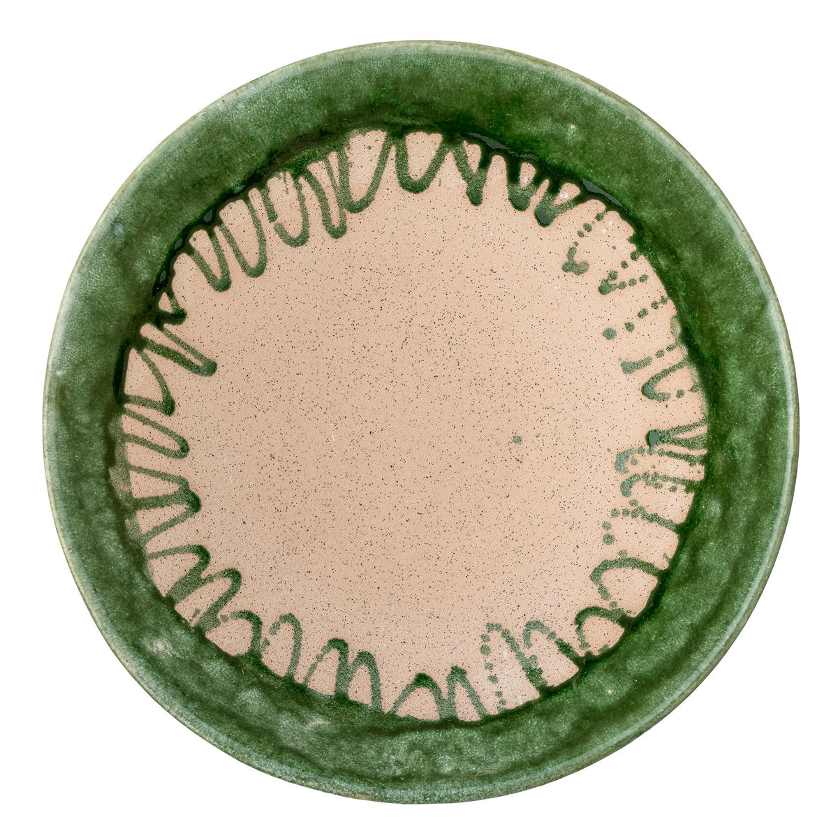 Moez Schale, Grün, Steingut in Green präsentiert im Onlineshop von KAQTU Design AG. Schale ist von Bloomingville