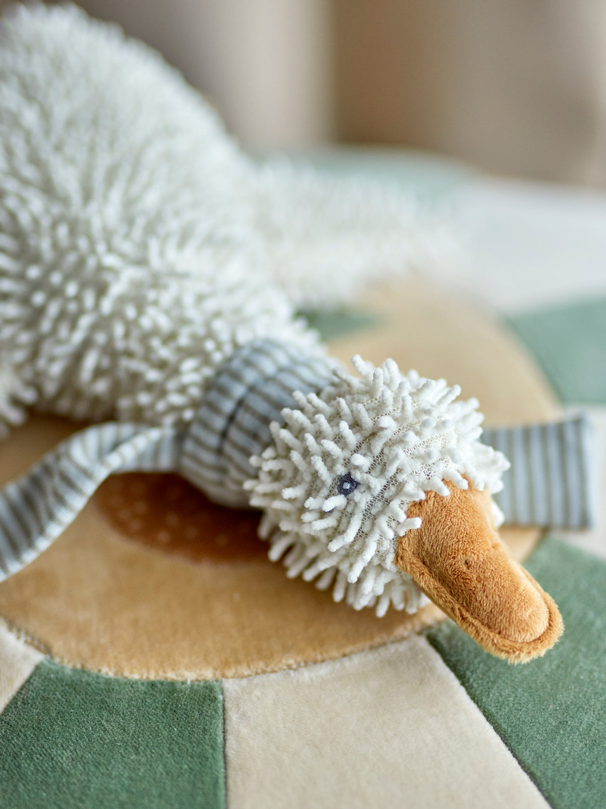 Gaspard Soft Toy, Weiá, Polyester in White präsentiert im Onlineshop von KAQTU Design AG. Plüschtier Kids ist von Bloomingville Mini
