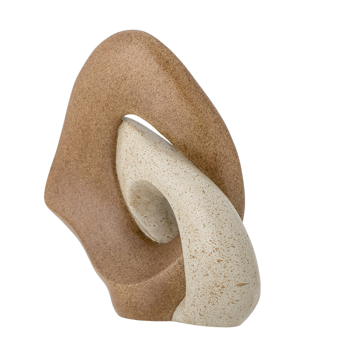 Esad Deko, Braun, Polyresin in Brown präsentiert im Onlineshop von KAQTU Design AG. Kunstgegenstände ist von Bloomingville