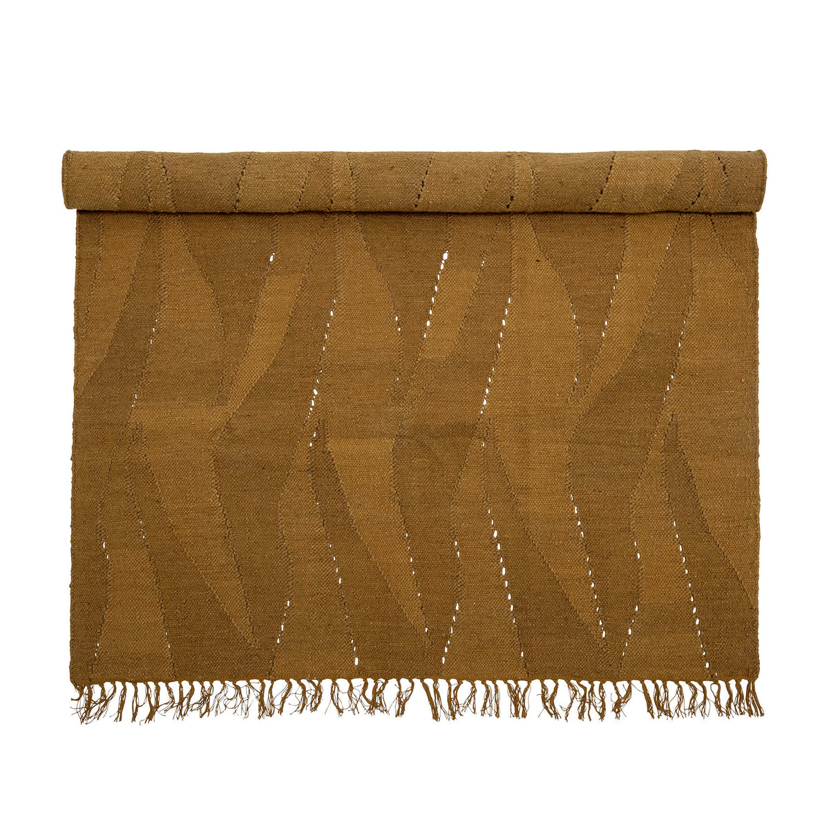 Zola Teppich, Braun, Wolle in Brown präsentiert im Onlineshop von KAQTU Design AG. Teppich ist von Bloomingville