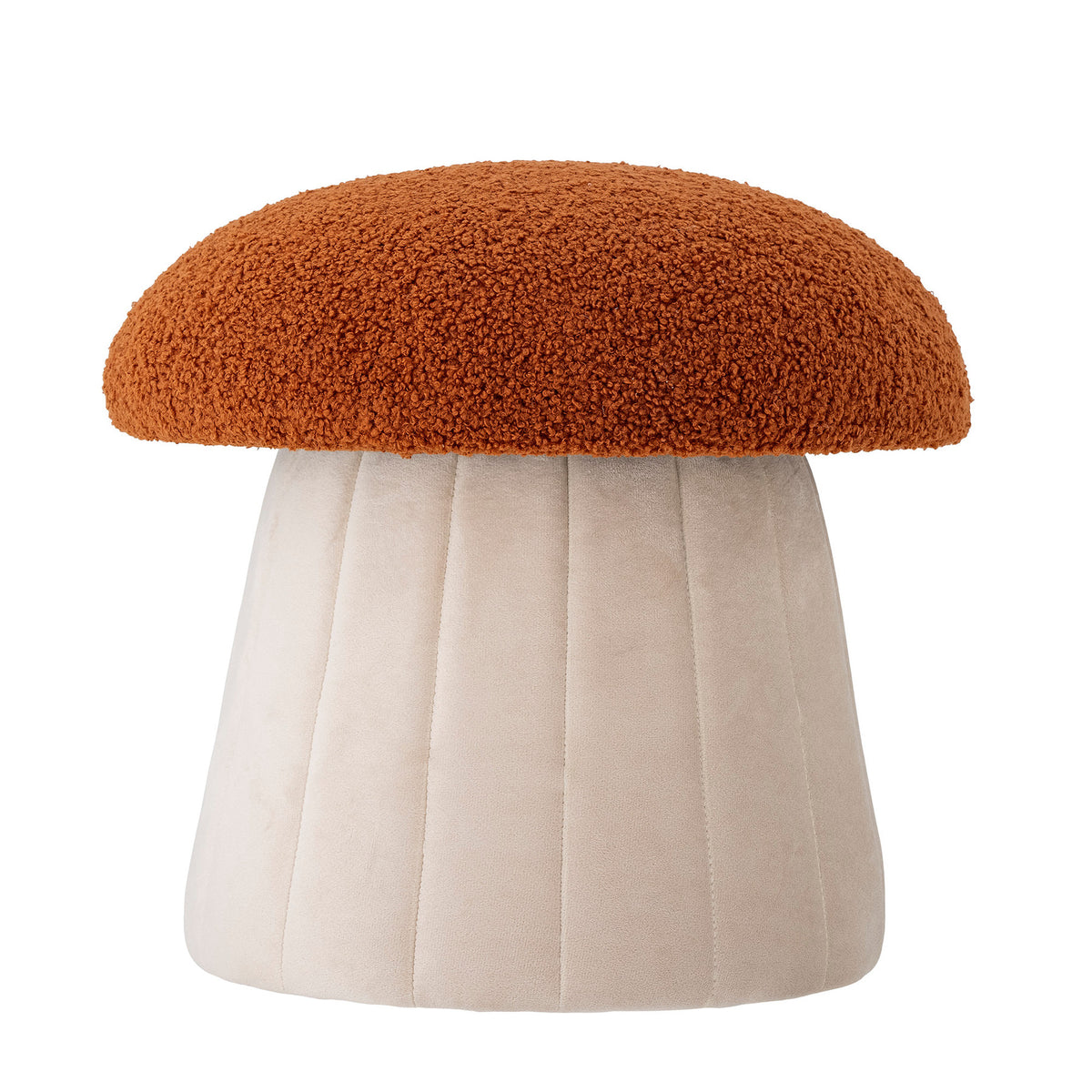 Bertil Pouf, Rot, Polyester in Red präsentiert im Onlineshop von KAQTU Design AG. Pouf ist von Bloomingville Mini