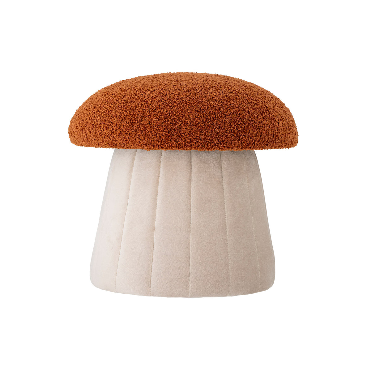 Bertil Pouf, Rot, Polyester in Red präsentiert im Onlineshop von KAQTU Design AG. Pouf ist von Bloomingville Mini