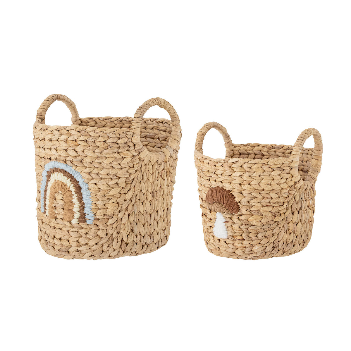 Agnes Korb, Natur, Wasserhyazinthe in Nature präsentiert im Onlineshop von KAQTU Design AG. Aufbewährungskörbe ist von Bloomingville Mini