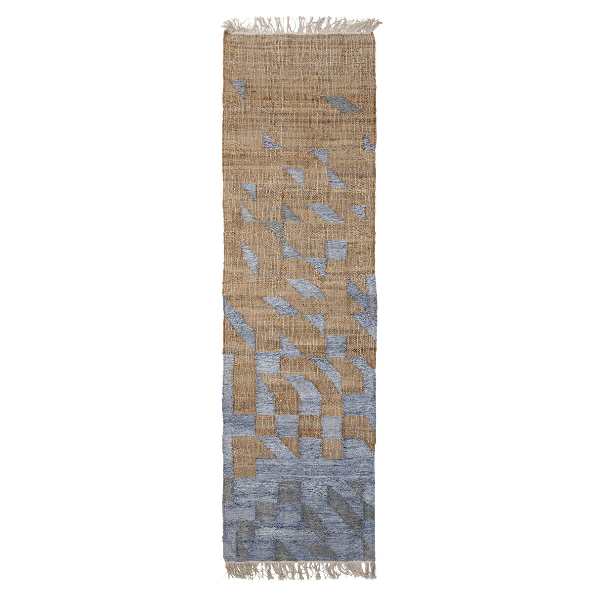 Vikka Teppich, Blue, Jute in Blue präsentiert im Onlineshop von KAQTU Design AG. Teppich ist von Bloomingville