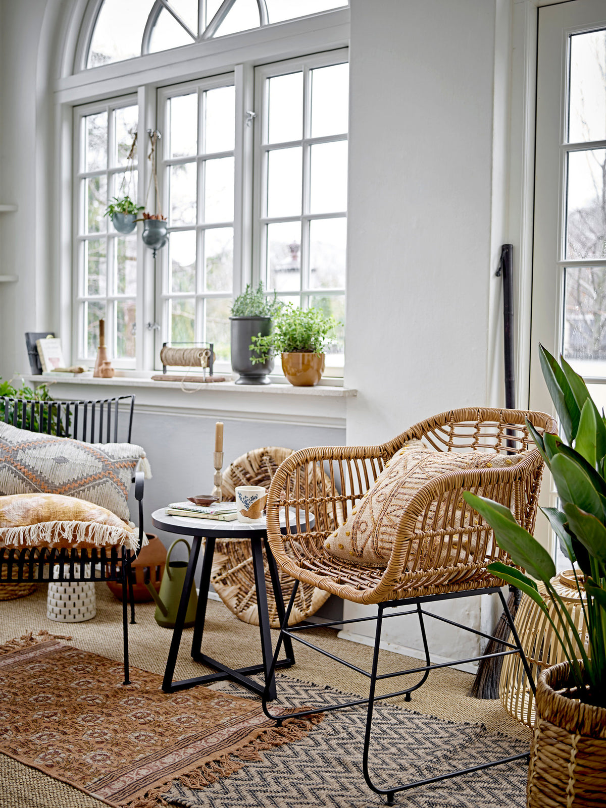 Taranto Kissen, Natur, Baumwolle in Nature präsentiert im Onlineshop von KAQTU Design AG. Deko Kissen ist von Bloomingville