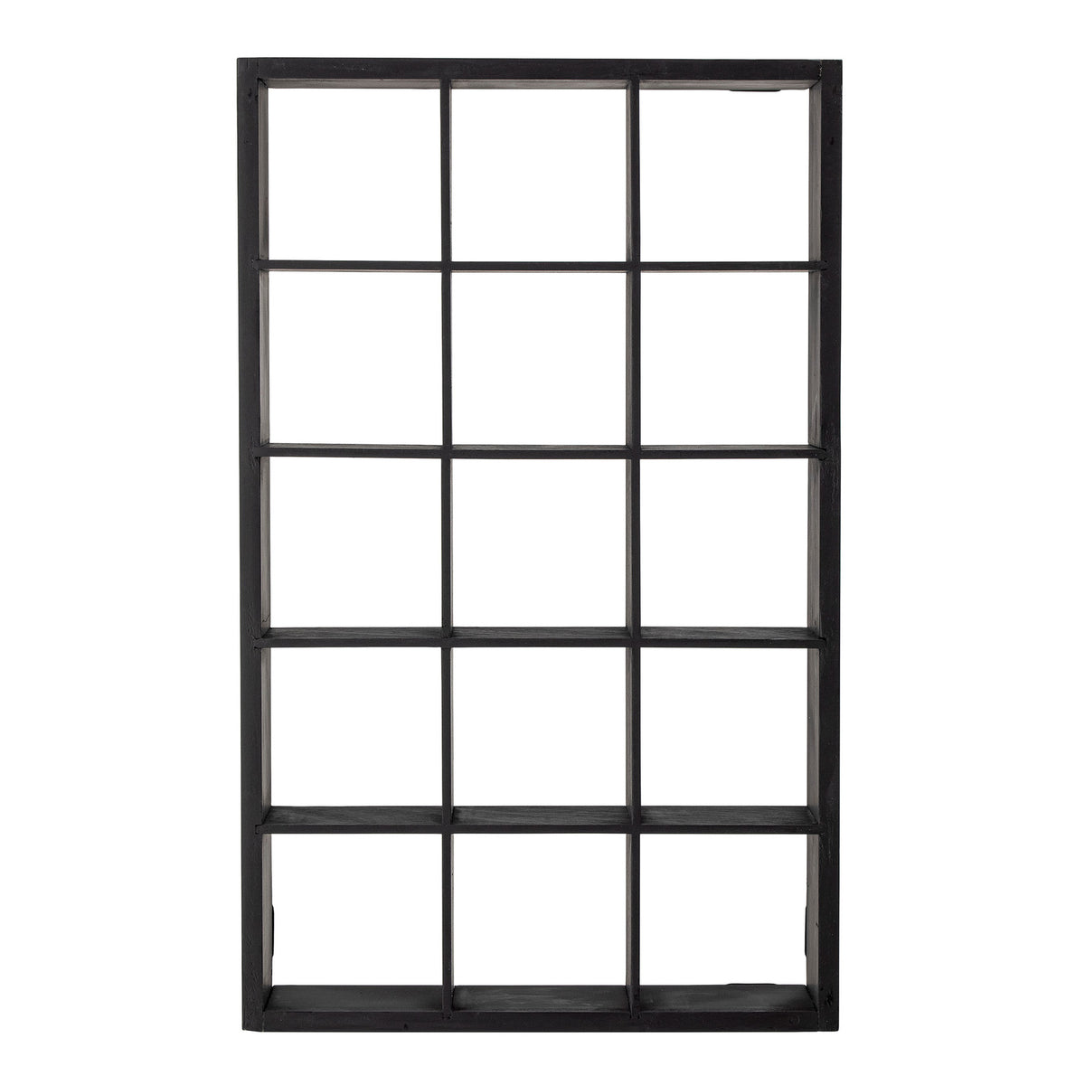 Olinn Regal, Schwarz, Tannenholz in Black präsentiert im Onlineshop von KAQTU Design AG. Wandregal ist von Bloomingville