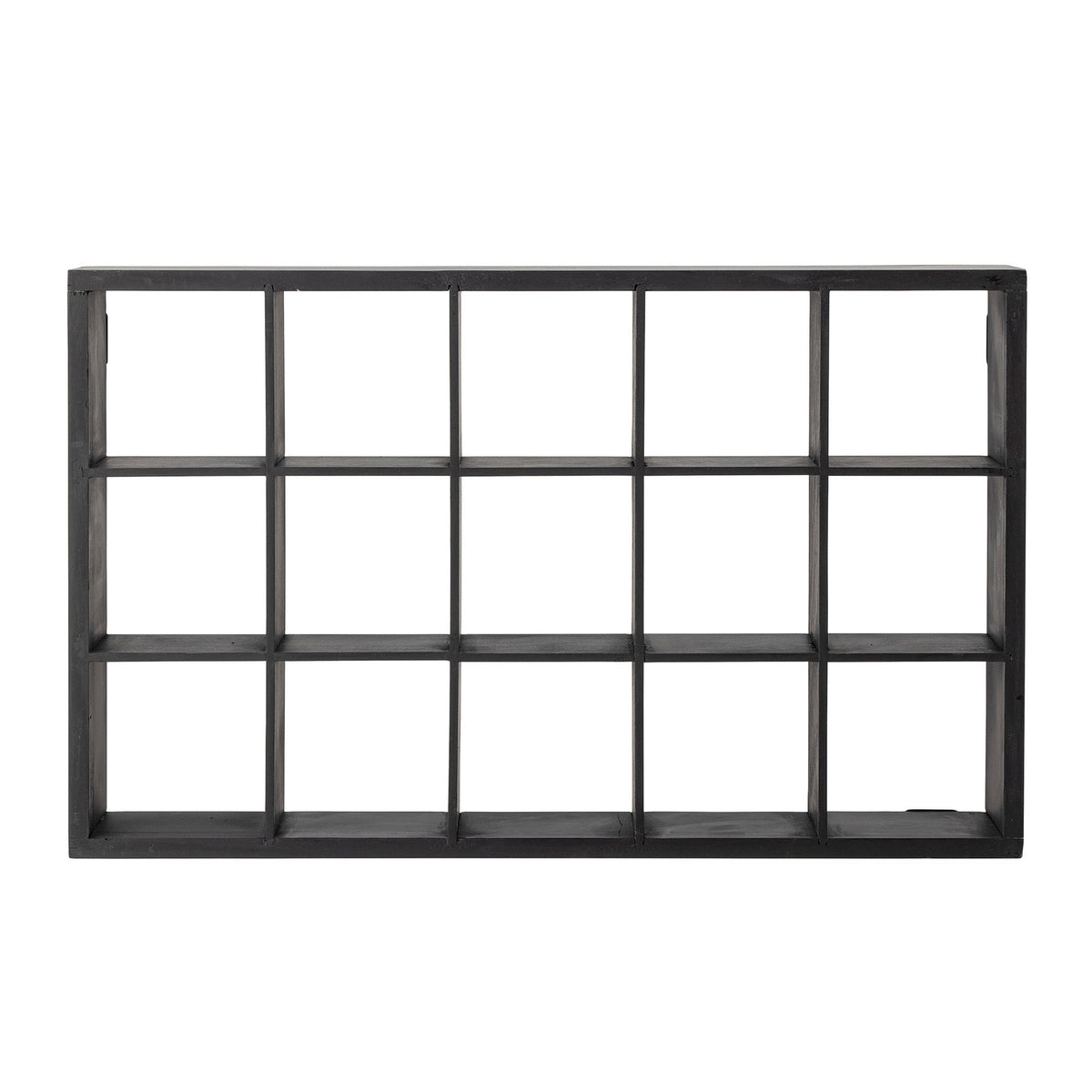 Olinn Regal, Schwarz, Tannenholz in Black präsentiert im Onlineshop von KAQTU Design AG. Wandregal ist von Bloomingville