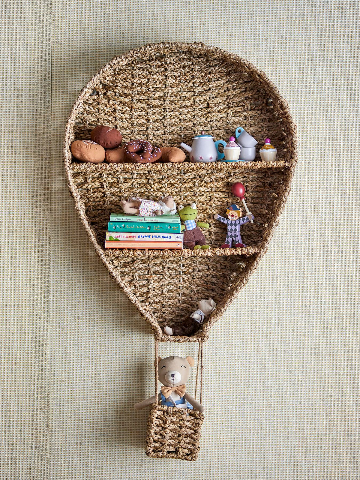 Ditter Bücherregal, Natur, Seegras in Nature präsentiert im Onlineshop von KAQTU Design AG. Bücherregal ist von Bloomingville Mini