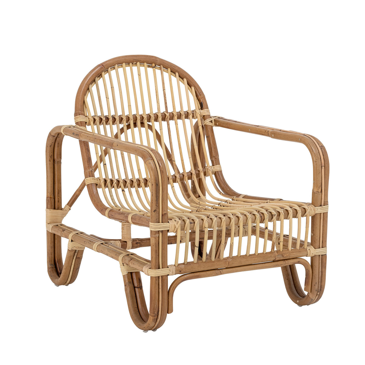 Baal Loungesessel, Natur, Rattan in Nature präsentiert im Onlineshop von KAQTU Design AG. Outdoor-Sessel mit Armlehnen ist von Bloomingville