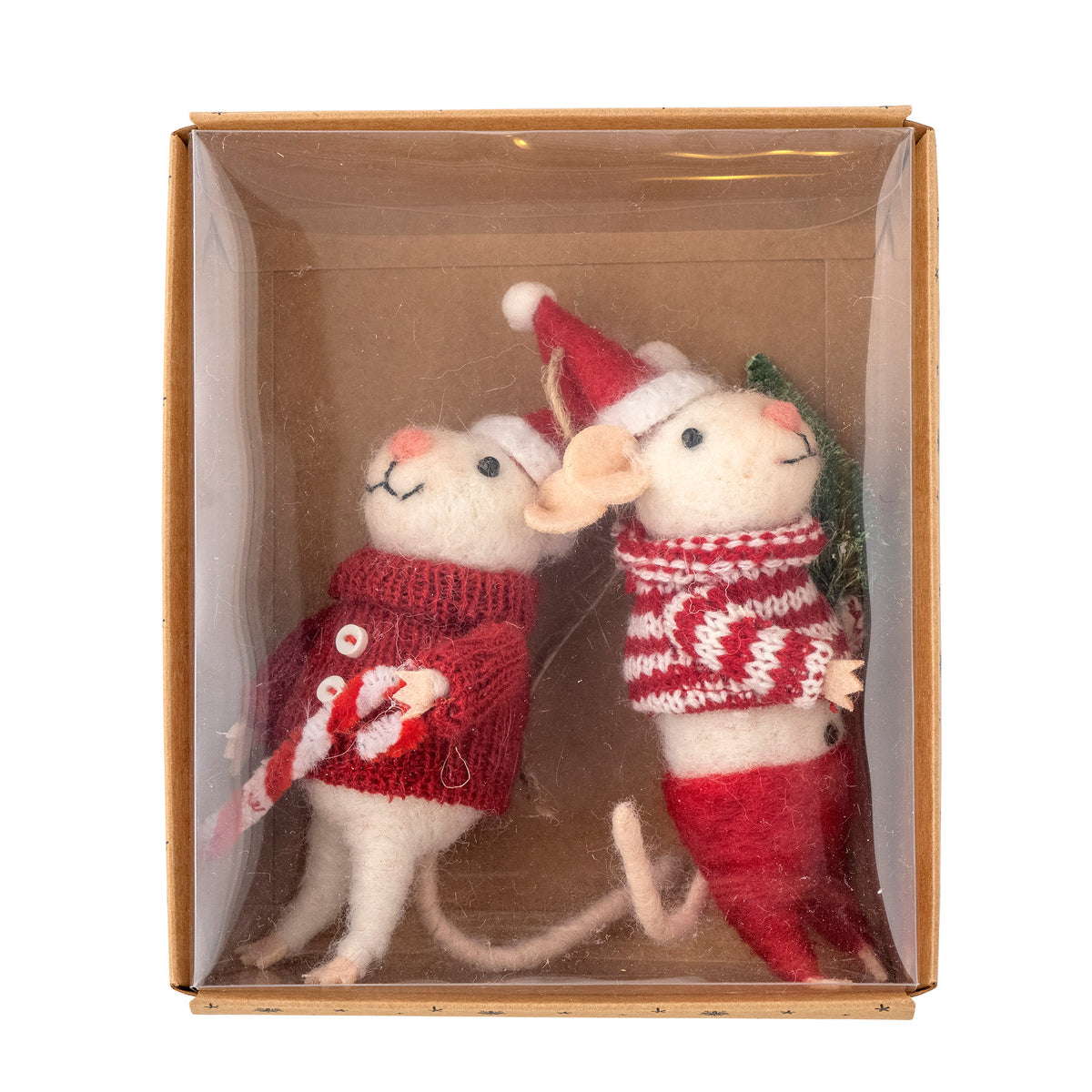 Peo Ornament, Rot, Wolle in Red präsentiert im Onlineshop von KAQTU Design AG. Ornament ist von Bloomingville