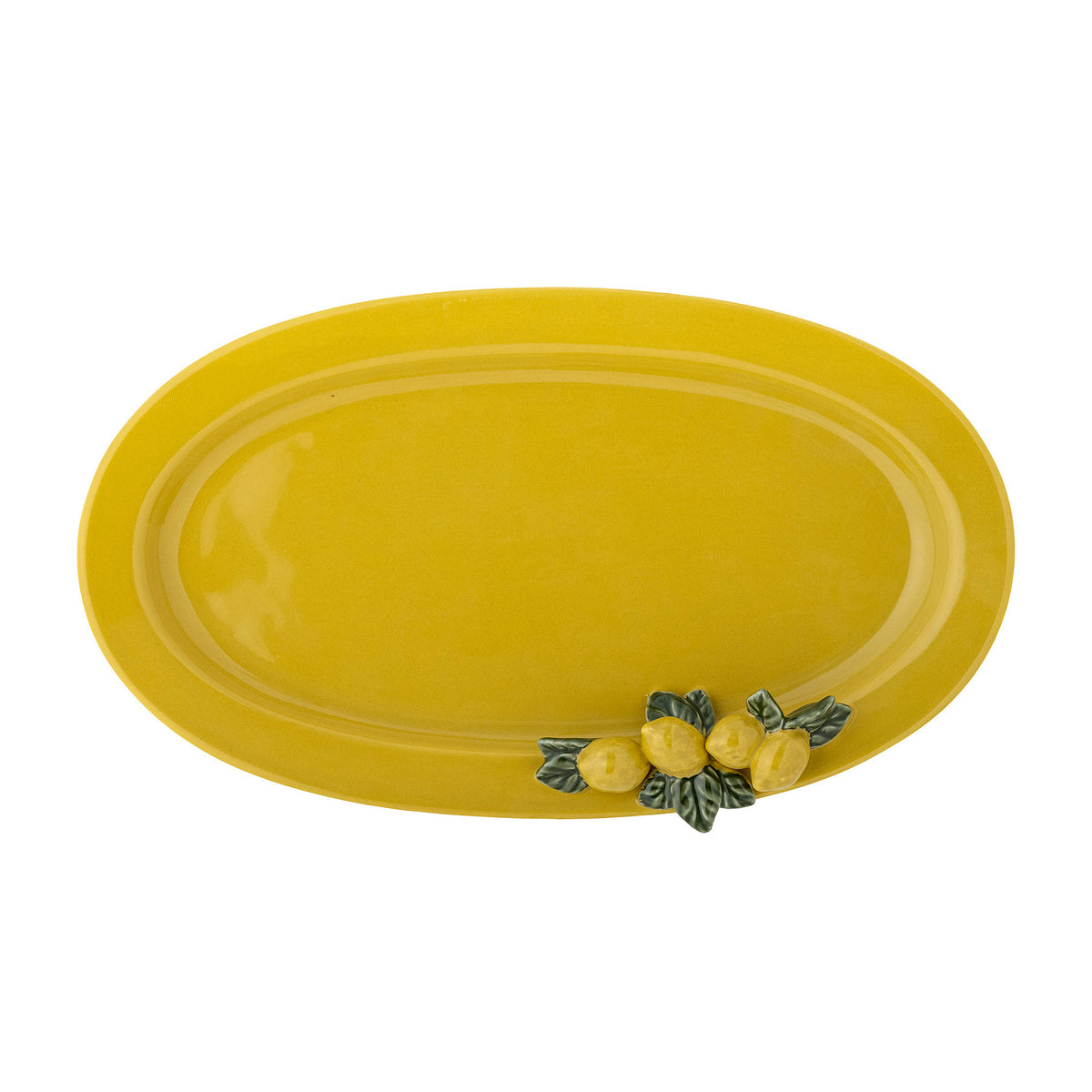 Limone Servierplatte, Gelb, Steingut in Yellow präsentiert im Onlineshop von KAQTU Design AG. Servierplatten ist von Creative Collection