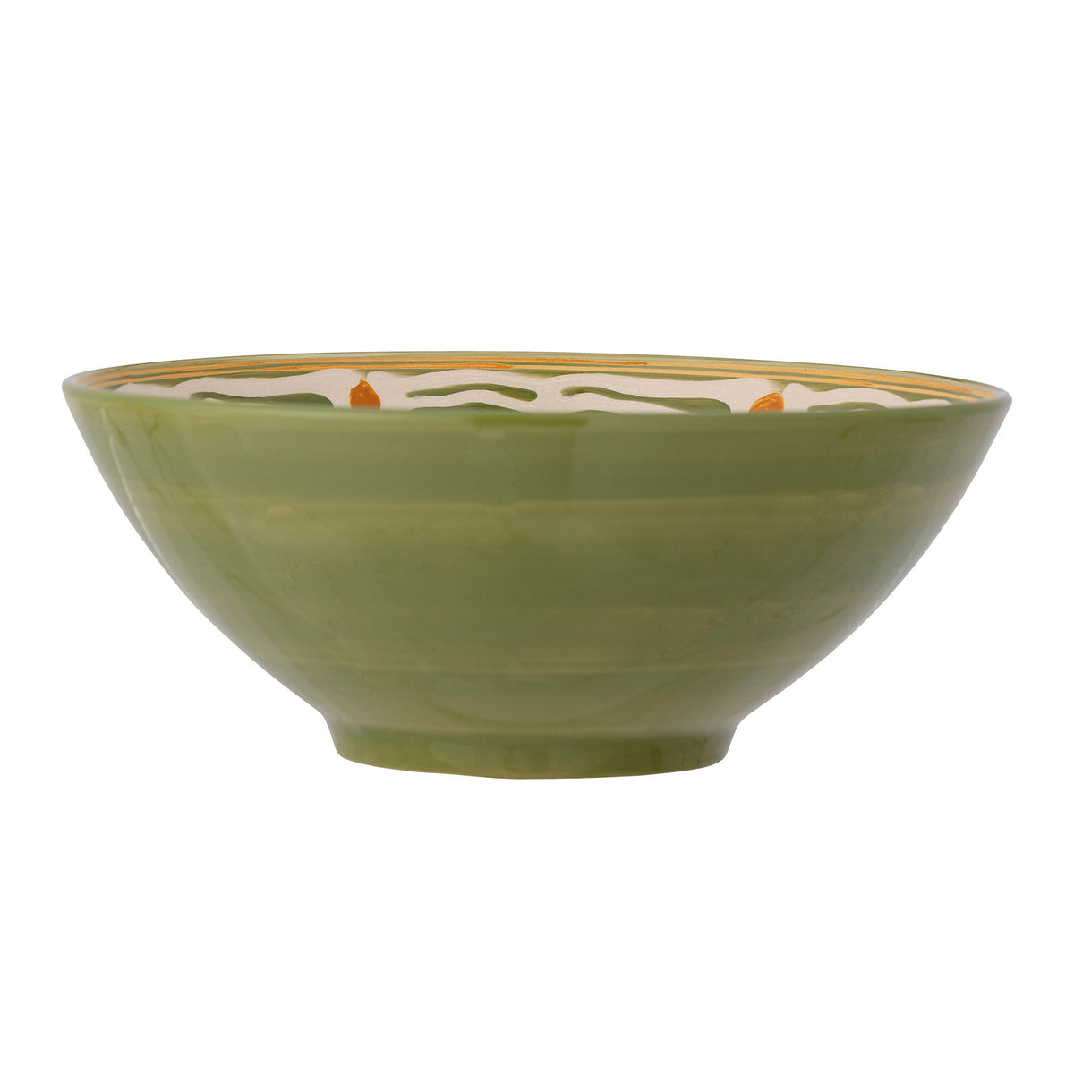 Heikki Schale, Grün, Steingut in Green präsentiert im Onlineshop von KAQTU Design AG. Schale ist von Bloomingville
