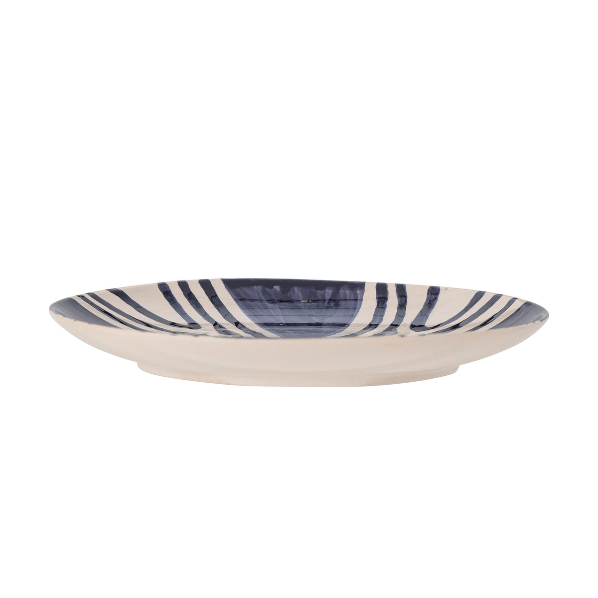 Shama Teller, Blue, Steingut in Blue präsentiert im Onlineshop von KAQTU Design AG. Teller ist von Bloomingville
