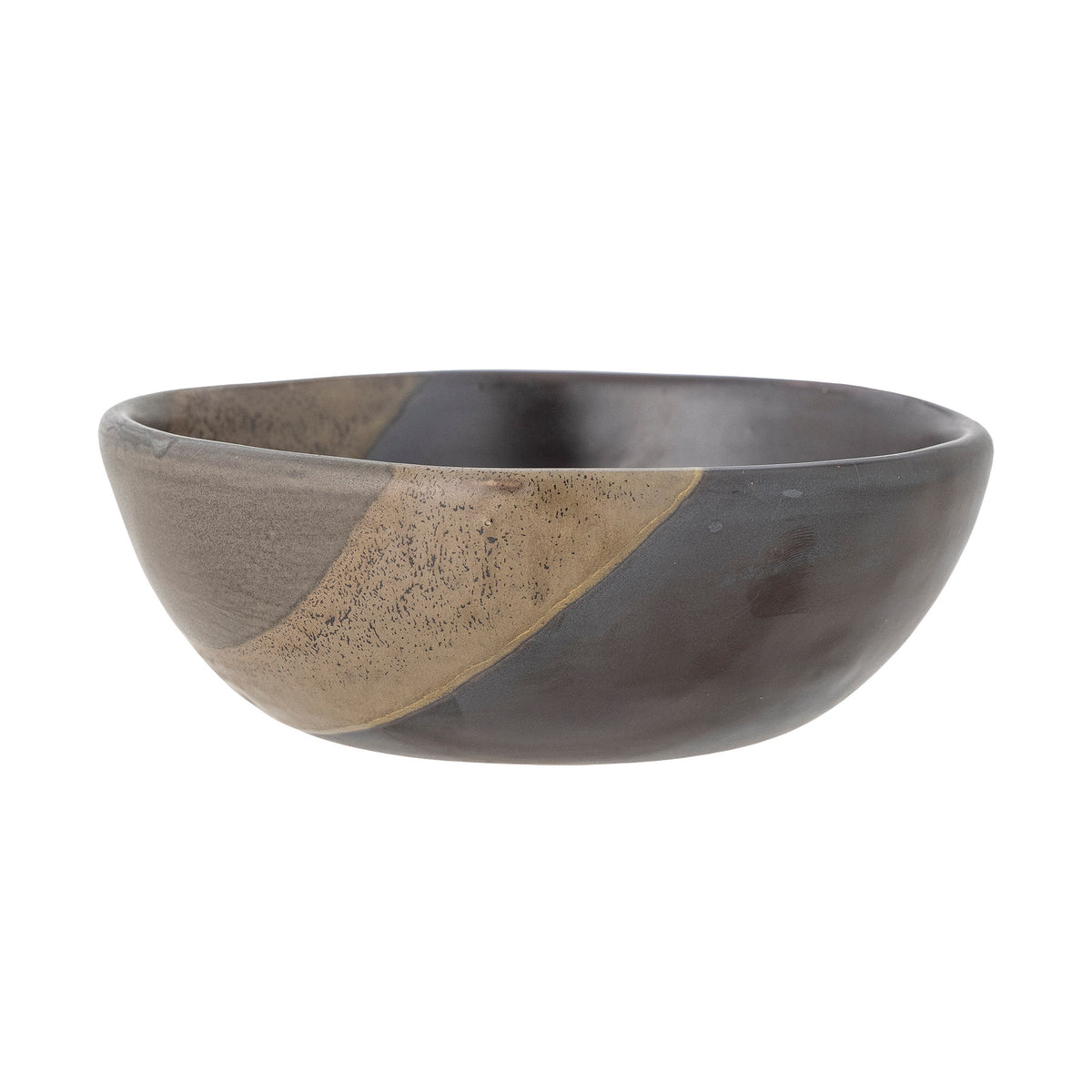 Paula Schale, Braun, Steingut in Brown präsentiert im Onlineshop von KAQTU Design AG. Schale ist von Bloomingville