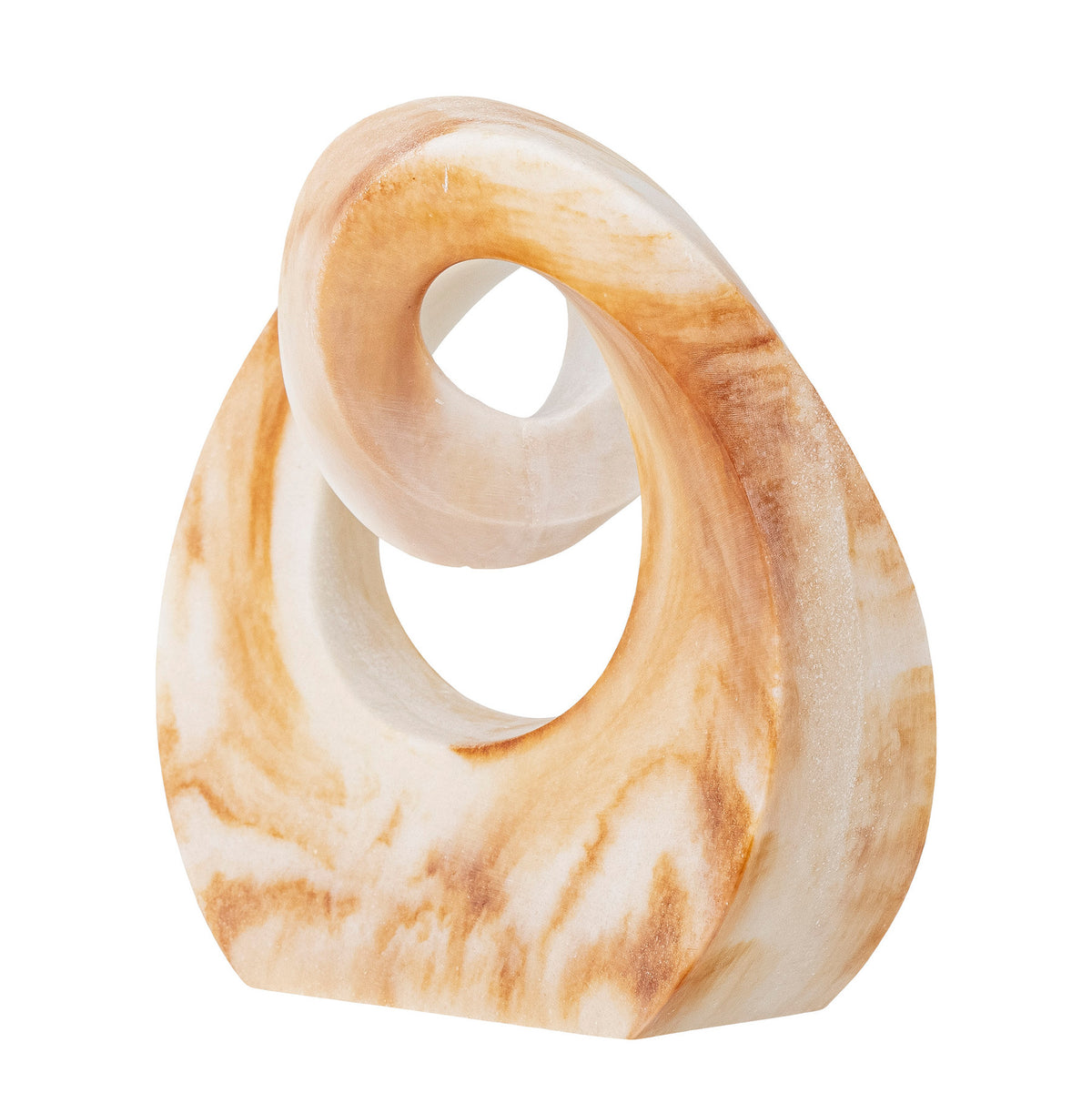 Swirl Deko, Braun, Polyresin in Brown präsentiert im Onlineshop von KAQTU Design AG. Kunstgegenstände ist von Bloomingville