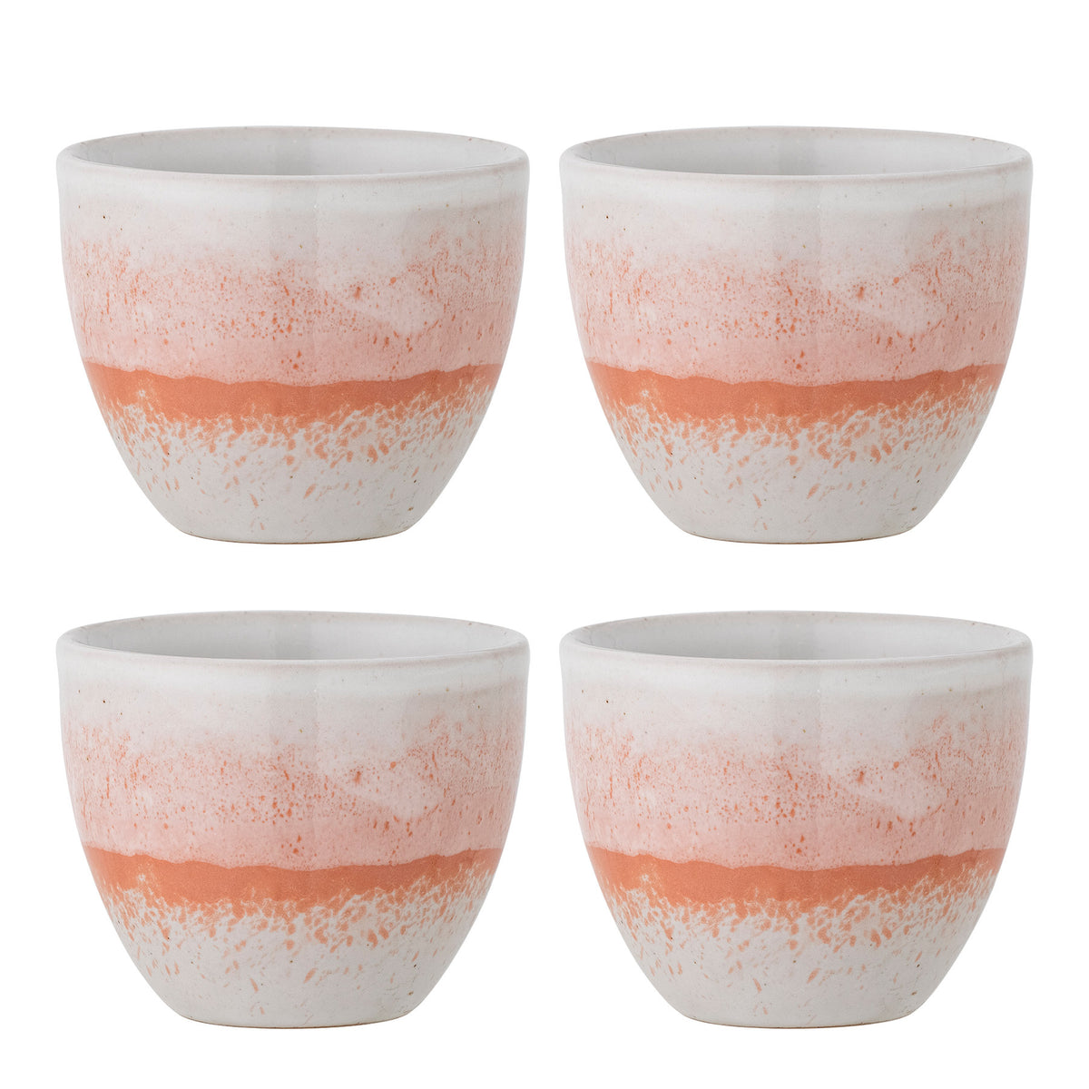Paula Tasse, Multipack, Orange, Steingut in Orange präsentiert im Onlineshop von KAQTU Design AG. Tasse ist von Bloomingville