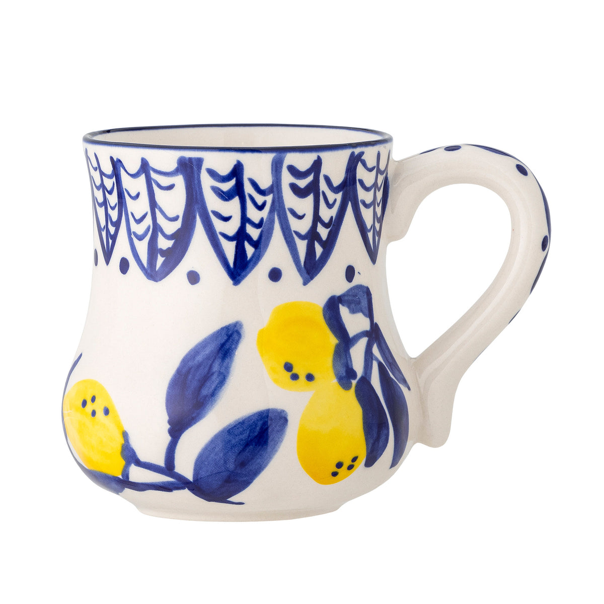 Maxima Becher, Blue, Steingut in Blau präsentiert im Onlineshop von KAQTU Design AG. Tasse ist von Creative Collection