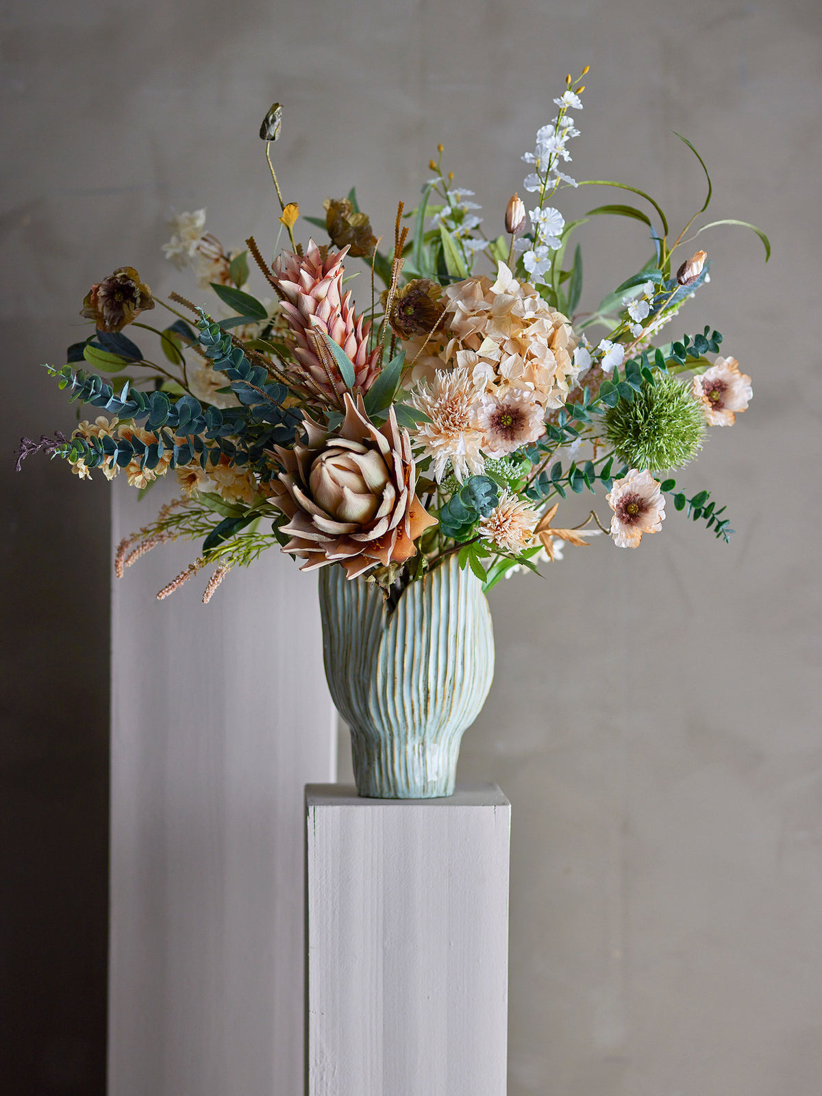 Poppy Stiel, Natur, Künstliche Blumen in Natur präsentiert im Onlineshop von KAQTU Design AG. Kunstpflanze ist von Bloomingville