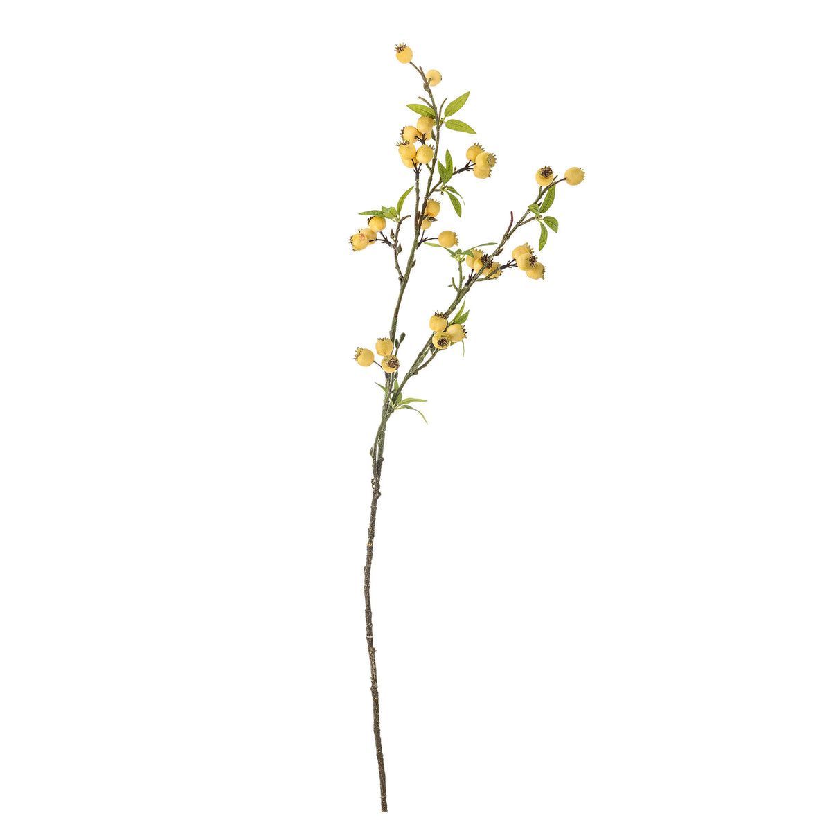 Hawthorn Zweig, Gelb, Künstliche Blumen in Gelb präsentiert im Onlineshop von KAQTU Design AG. Kunstblume ist von Bloomingville