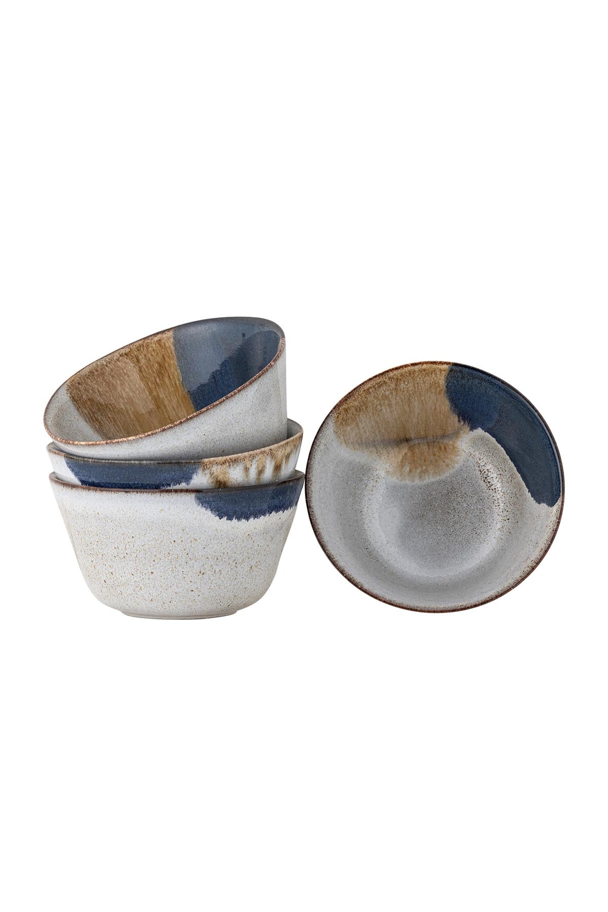 Jules Schale, Multipack, Blau, Steingut in Blue präsentiert im Onlineshop von KAQTU Design AG. Schale ist von Bloomingville