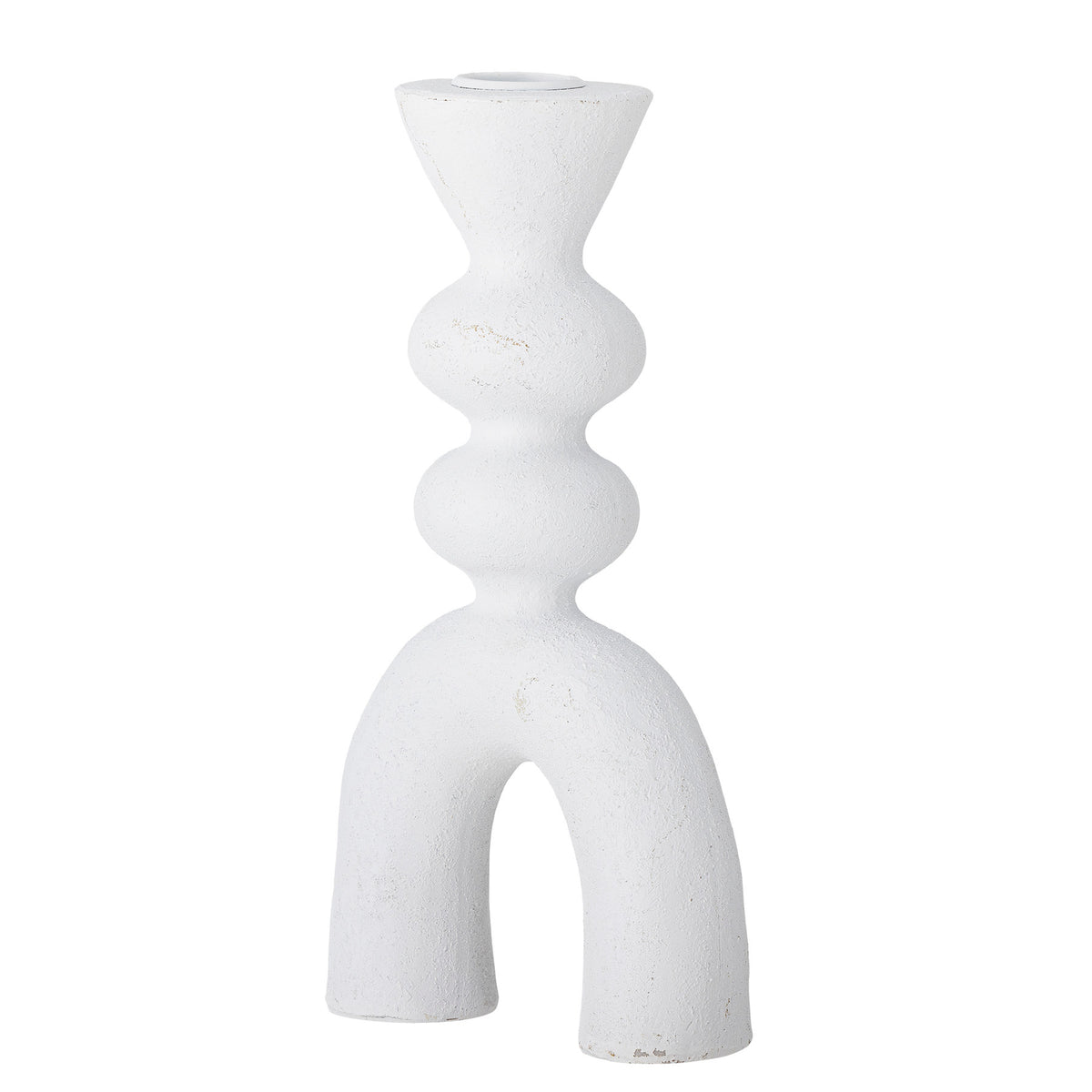 Syra Kerzenhalter, Weiss, Polyresin in Weiss präsentiert im Onlineshop von KAQTU Design AG. Kerzenständer ist von Bloomingville