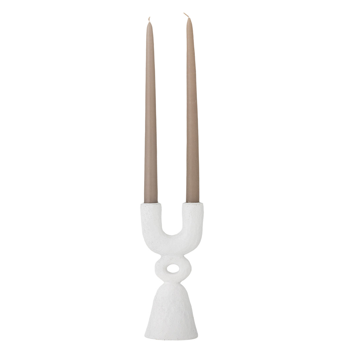 Syra Kerzenhalter, Weiss, Polyresin in Weiss präsentiert im Onlineshop von KAQTU Design AG. Kerzenständer ist von Bloomingville