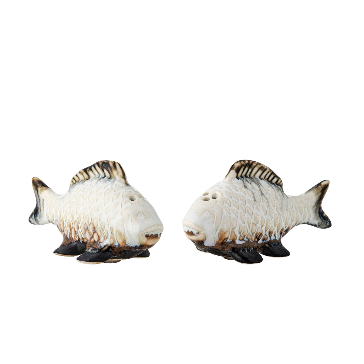 Chase Salz- und Pfefferset, Weiss, Steingut in Weiss präsentiert im Onlineshop von KAQTU Design AG. Salz & Pfeffer ist von Creative Collection