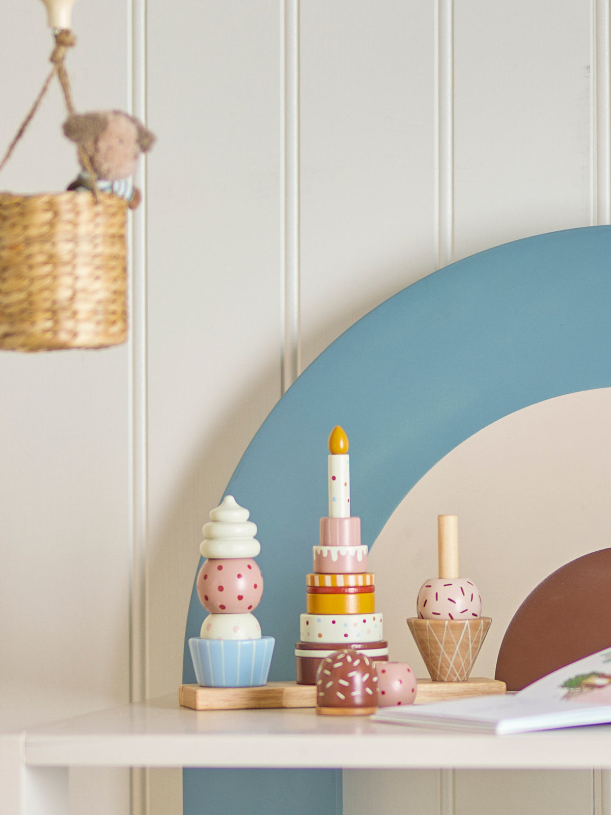 Celebrate Aktivitätsspielzeug, Natur, FSC®100%, Buche in Natur präsentiert im Onlineshop von KAQTU Design AG. Spielzeug ist von Bloomingville Mini