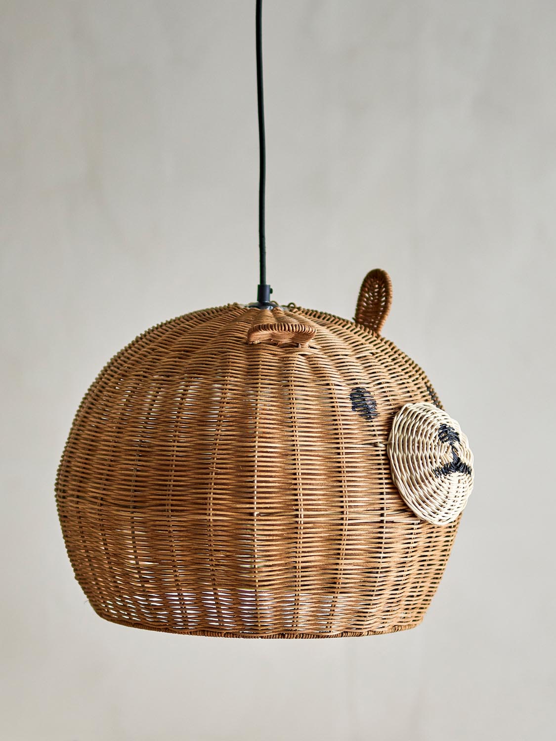 Lilu Lampenschirm, Natur, Rattan in Nature präsentiert im Onlineshop von KAQTU Design AG. Lampenschirm ist von Bloomingville Mini
