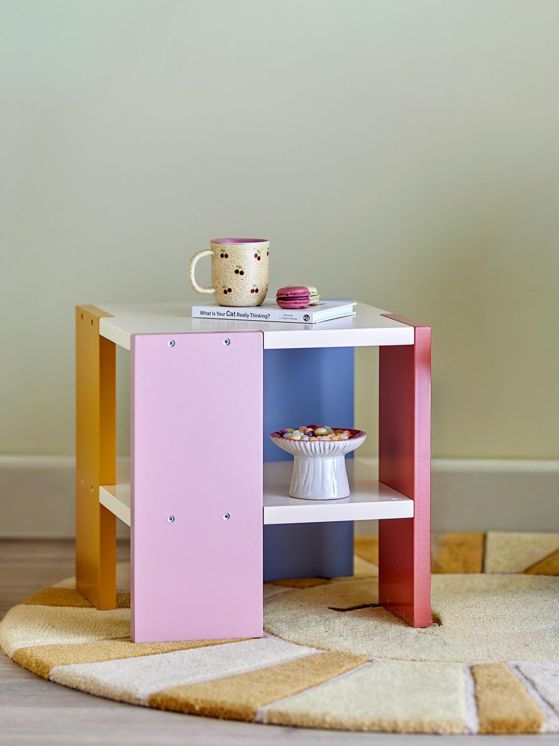 Coloria Tisch, Blau, FSC®100%, MDF in Blue präsentiert im Onlineshop von KAQTU Design AG. Esstisch ist von Bloomingville Mini