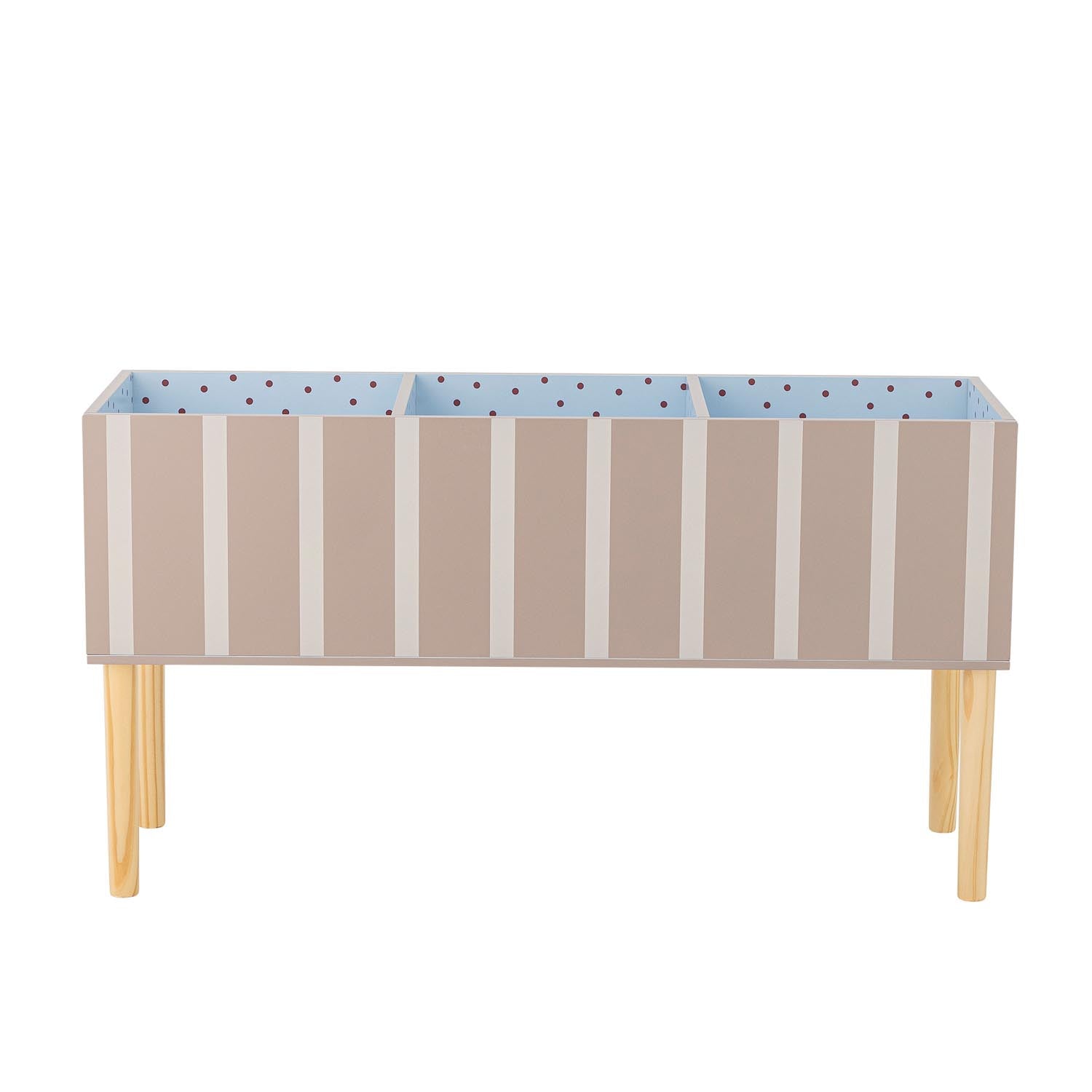 Salam Bücherständer, Braun, FSC®100%, MDF in Braun präsentiert im Onlineshop von KAQTU Design AG. Standregal ist von Bloomingville Mini