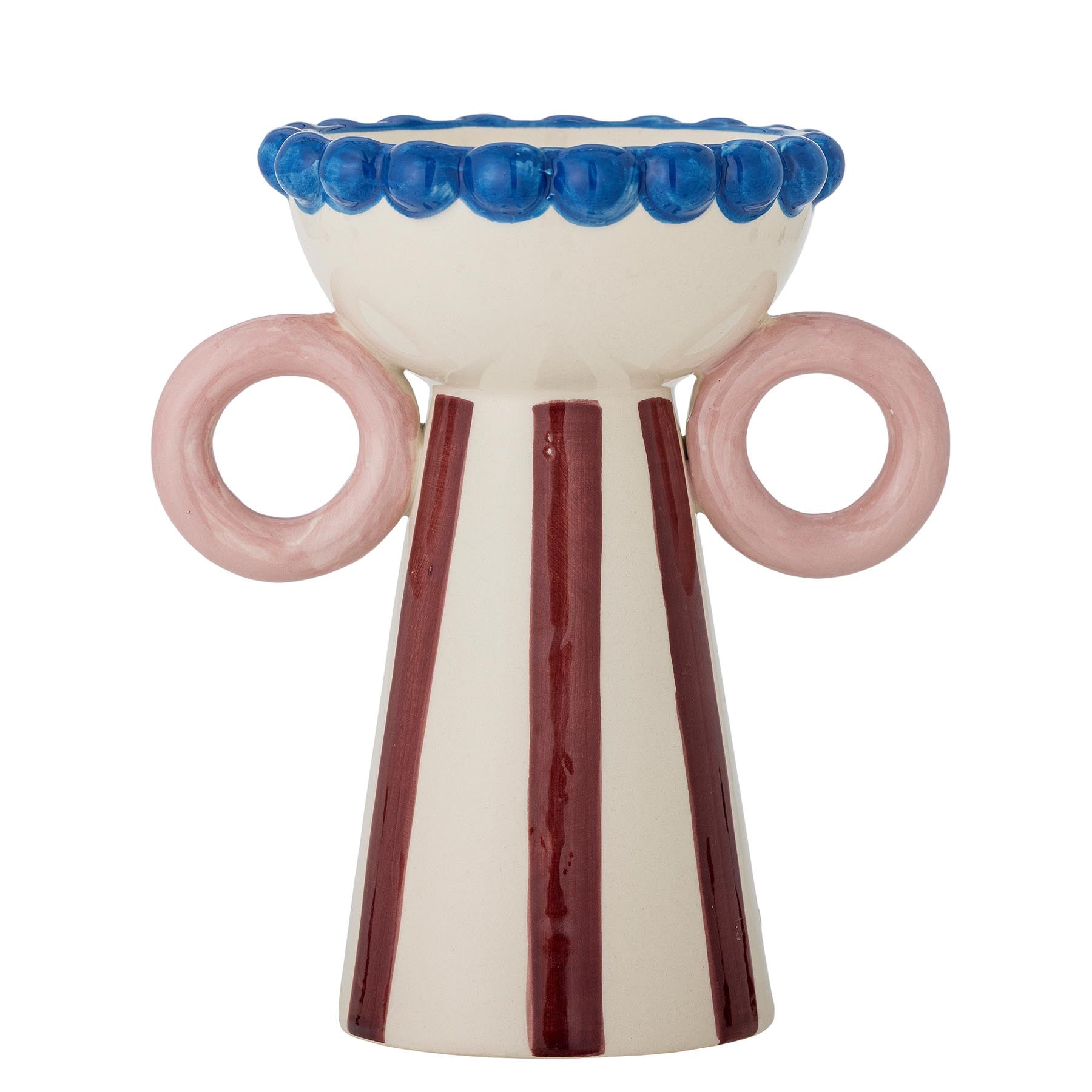 Hyldia Vase, Bunt, Steingut in Multi präsentiert im Onlineshop von KAQTU Design AG. Vase ist von Bloomingville
