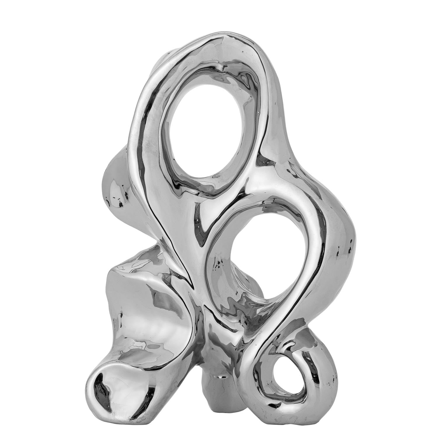 Vinini Deko, Silber, Steingut in Silber präsentiert im Onlineshop von KAQTU Design AG. Kunstgegenstände ist von Bloomingville