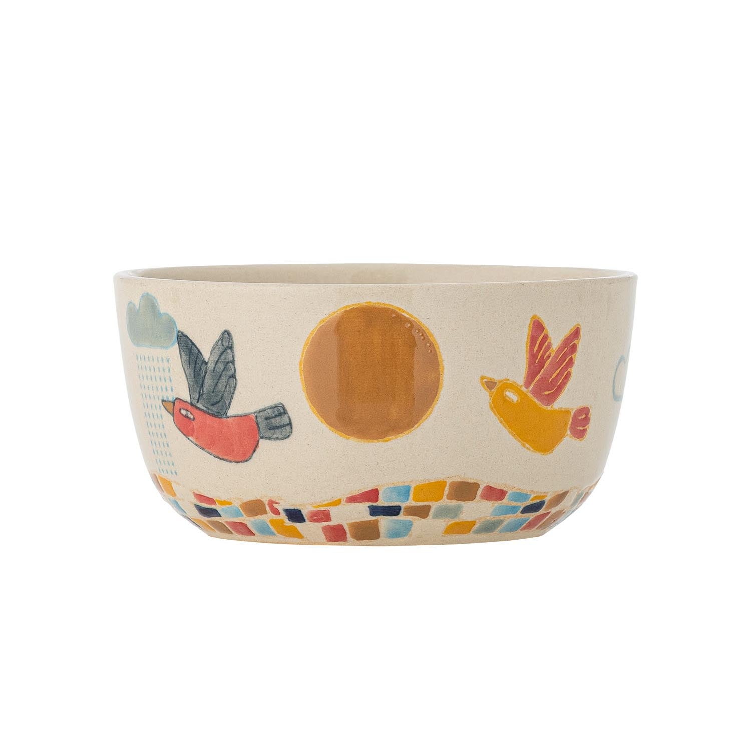 Colorine Schale, Natur, Steingut in Natur präsentiert im Onlineshop von KAQTU Design AG. Schale ist von Bloomingville Mini