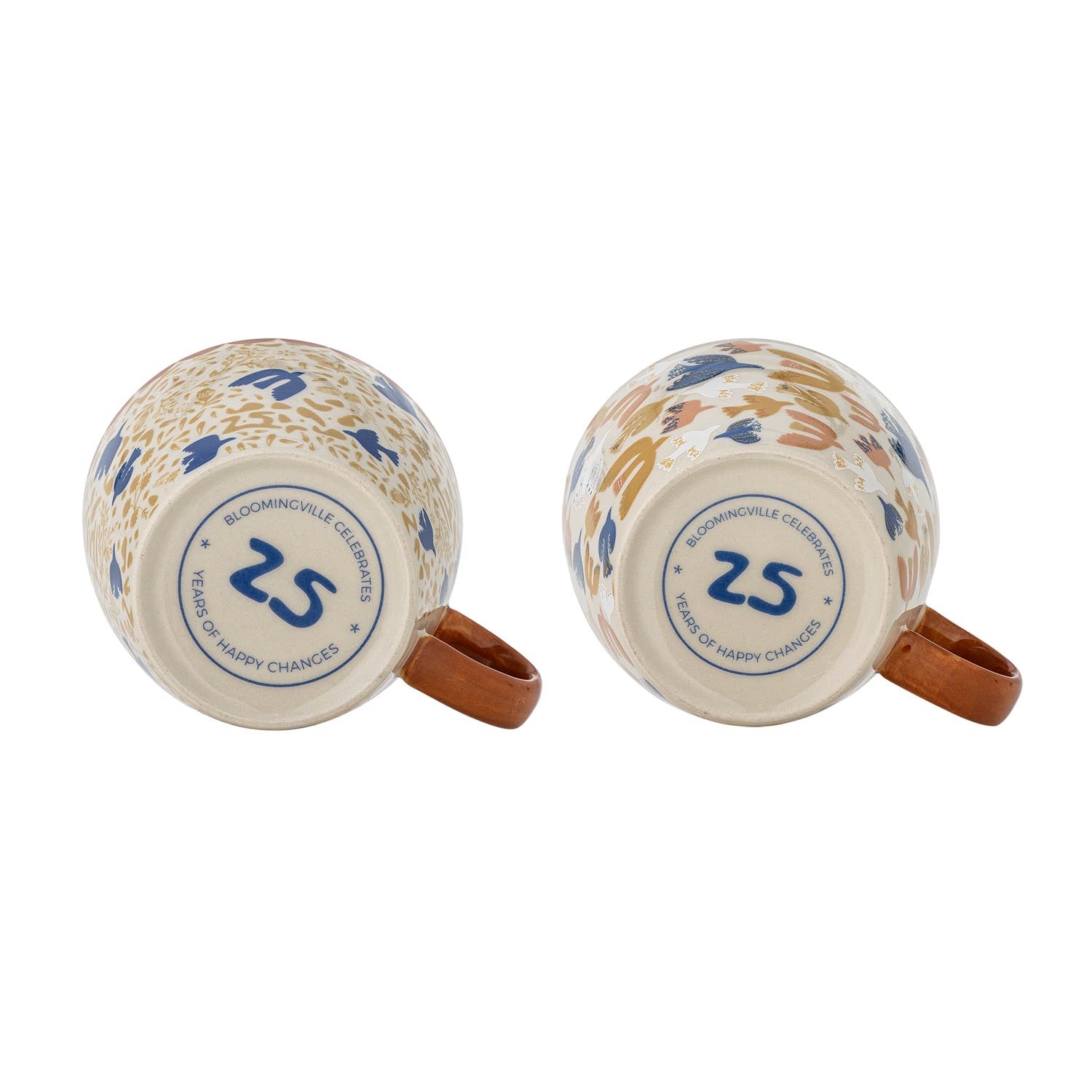 Entdecken Sie die eleganten Anniversary Tassen von Bloomingville aus robustem Steinzeug. Perfekt für Kaffee und Tee, ideal als stilvolles Geschenk.