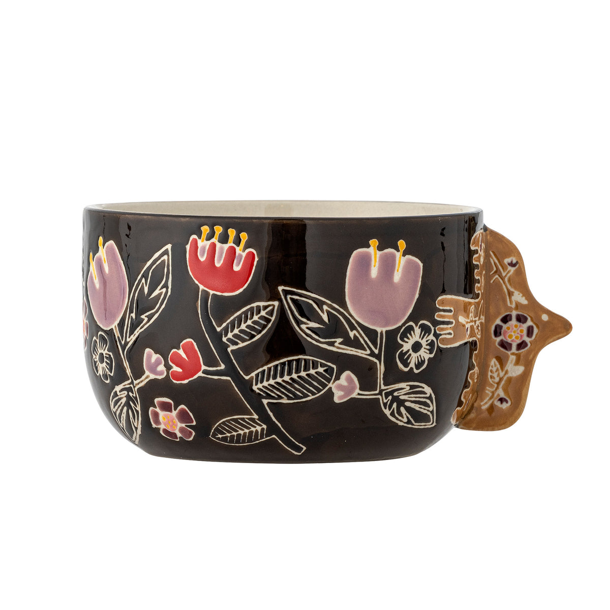 Vivielle Schale, Bunt, Steingut in Multi präsentiert im Onlineshop von KAQTU Design AG. Schale ist von Bloomingville