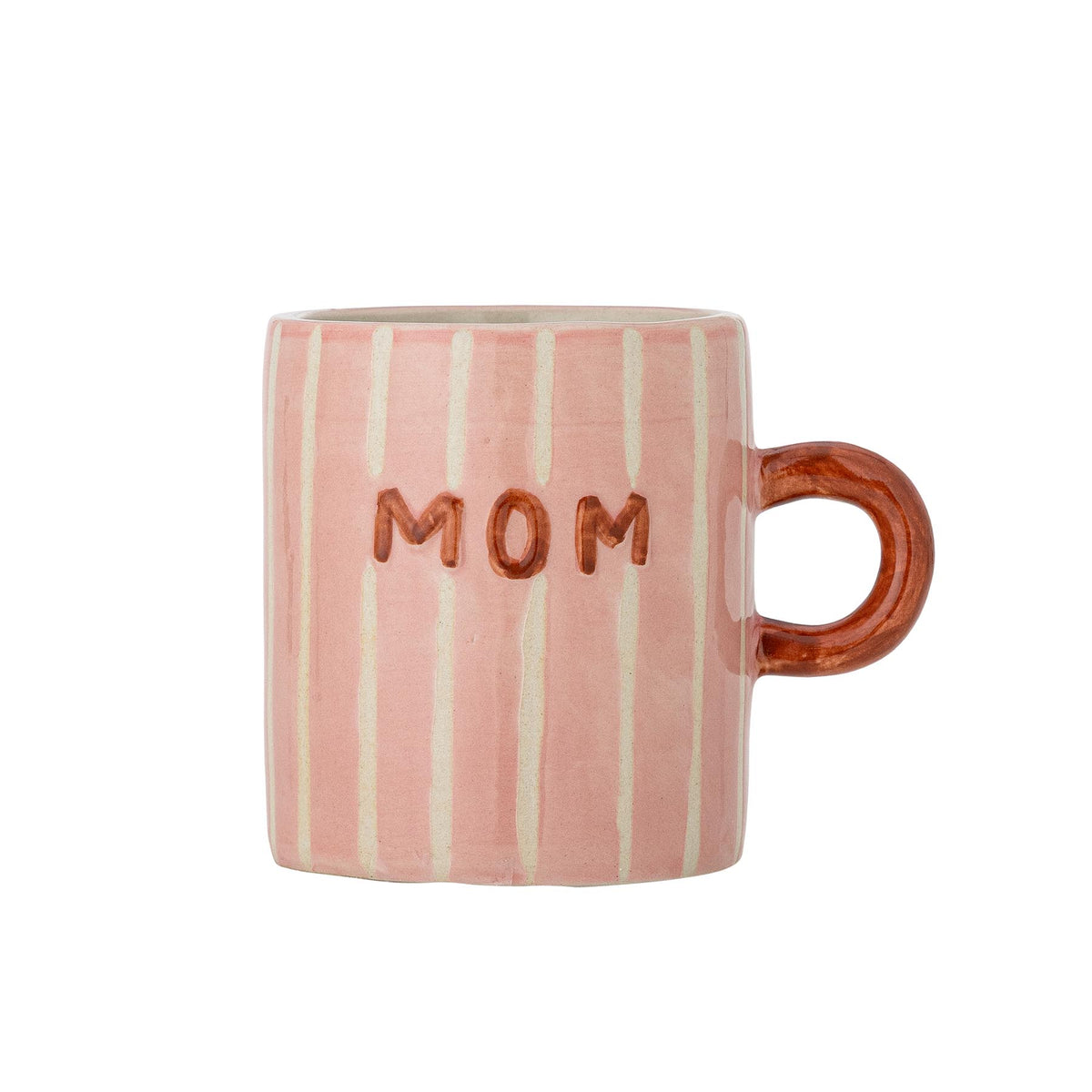 Cherish Becher, Rose, Steingut in Rose präsentiert im Onlineshop von KAQTU Design AG. Tasse ist von Bloomingville